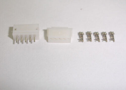 1.5mm ZH 5-Pin JST Male Housing Connector Crimp Pin PCB Board Header 100 SET  - Picture 1 of 4