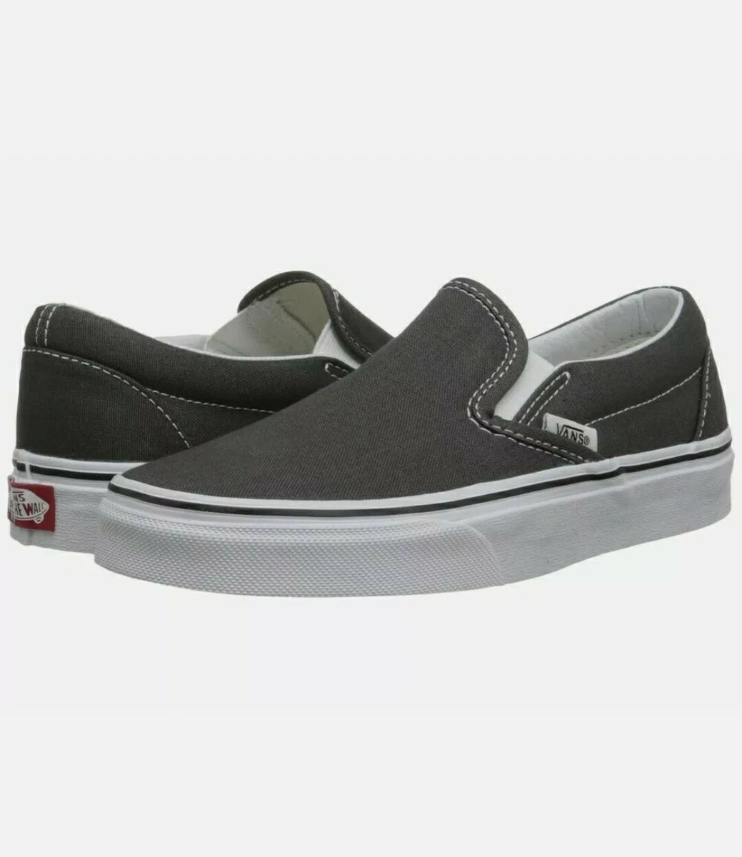 Vans Slip on Skate Shoes Charcoal UnisexVN000EYECHR SIZE 5.5 Men s