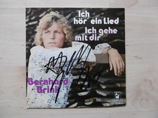 Bernhard Brink Autogramm signed 18x18 cm Single "Ich hör´ ein Lied"