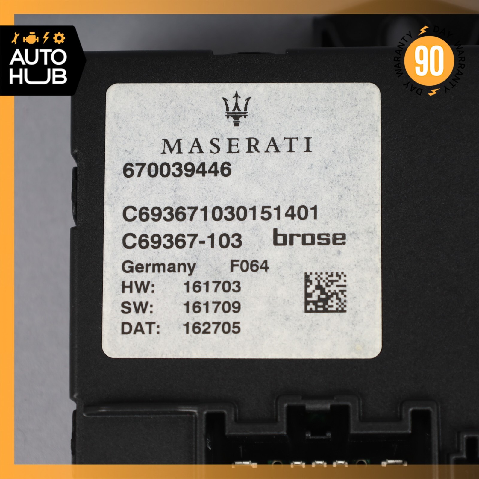 17-20 Maserati Levante M161 Trunk Lid Liftgate Tail Gate Control Module OEM 44k