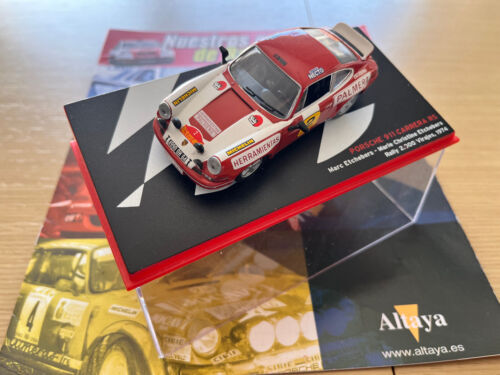 PORSCHE 911 CARRERA RS MARC ETCHEBERS-MARIE CHRISTINE ETCHEBERS 1:43 + BOOKLET - Picture 1 of 5