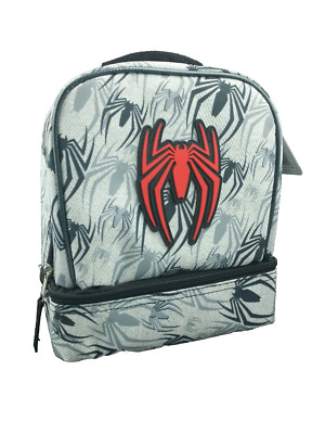 Marvel SPIDER-MAN Superhero Soft Lunch Bag Dual Section Work School Convention