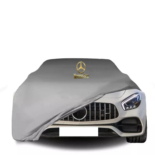 Car Cover Gray For Mercedes-Benz Class Dust Proof Windproof Combing Indoor Car Foto 2 de 4