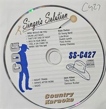 SS-C427     COUNTRY    SINGER'S SOLUTION  KARAOKE CDG