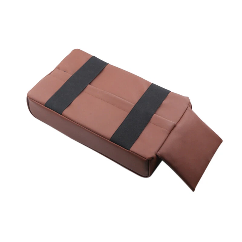 1 pieza portavasos coche reposabrazos almohadilla consola central caja de almacenamiento cuero PU cojín alfombrilla Foto 3 de 4