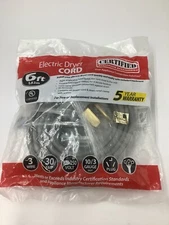 Certified Appliance Accessories Electric Dryer Cord ‎90-1024