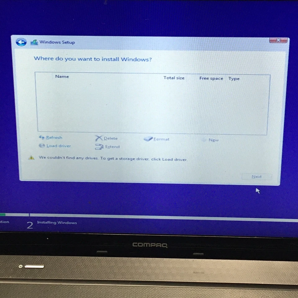Compaq Presario CQ62 15.6" Celeron CPU 900 2GB RAM Boot/BIOS No HDD/OS H2554 - Image 3 of 4