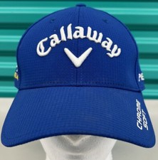 Callaway Golf Hat Bright Blue Strapback Epic Flash Chrome Soft Apex Odyssey