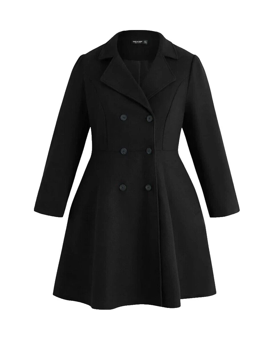 Black Plus Coats, Jackets & Vests for Women