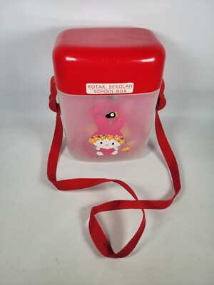 Sansui Kotak Sekolah School Lunch Box Bunny Pink Berry 