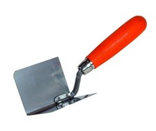 Stainless Steel Corner Trowel with Wooden Handle  Internal corner Trowel