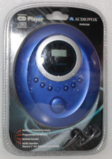 BLUE AUDIOVOX PERSONAL CD PLAYER DM8220B NEW IN SEALED PACKAGE 2004 VINTAGE