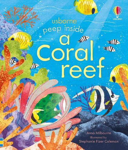 Thumbnail - Anna Milbourne Peep Inside A Coral Reef (kartonbuch) Peep Inside