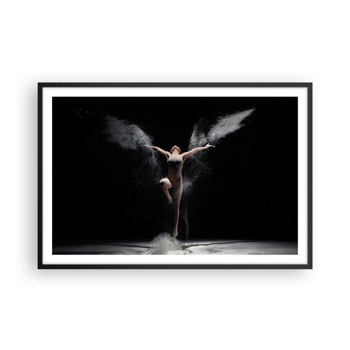 Cuadro Poster de Pared 91x61cm Póster Marco Fotografía Danza Alas Wall Art