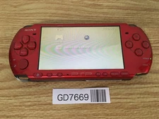 GD7669 Plz Read Item Condi PSP-3000 RADIANT RED SONY PSP Console Japan