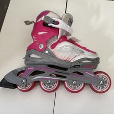 Bladerunner Adjustable Inline Skates   Youth Size 2-6 Pink/Grey 