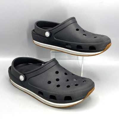 Crocs Retro Crocsband Clogs Unisex M8/W10 Black Gum
