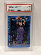 COOPER FLAGG - 2025-26 Topps Chrome Sapphire Rookie #251 - PSA 10 GEM MINT
