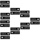 18 teile Bitte benutzen Sie bitte andere Türkreative Türschild Art Mode-