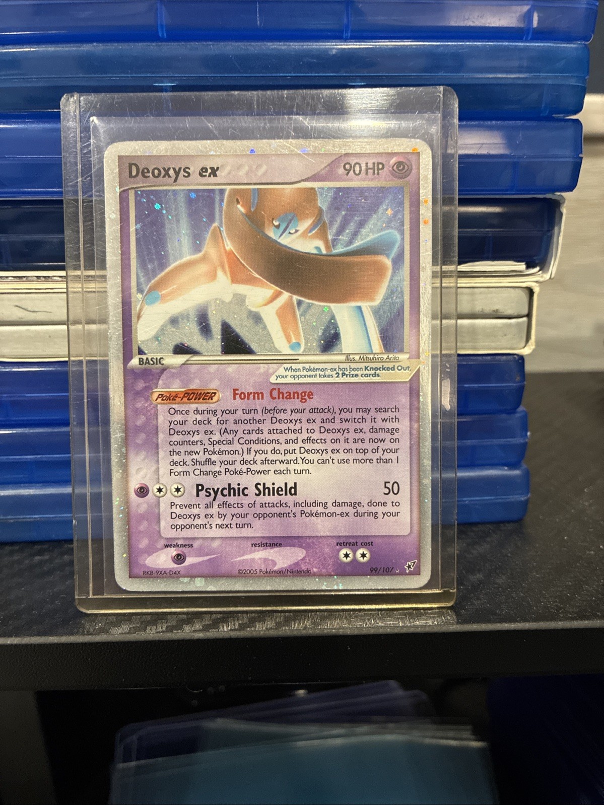 Deoxys EX Defense Forme Holo Card 99/107 LP!