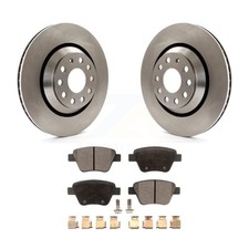 Rear Disc Brake Rotors And Semi-Metallic Pads Kit For Volkswagen GTI K8F-101858