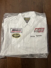 Supreme FW25 Vanson Leathers S/S Work Shirt Pinstripe Size Medium New IN HAND