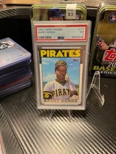 1986 Topps Traded Barry Bonds #11T PSA Graded 7.0