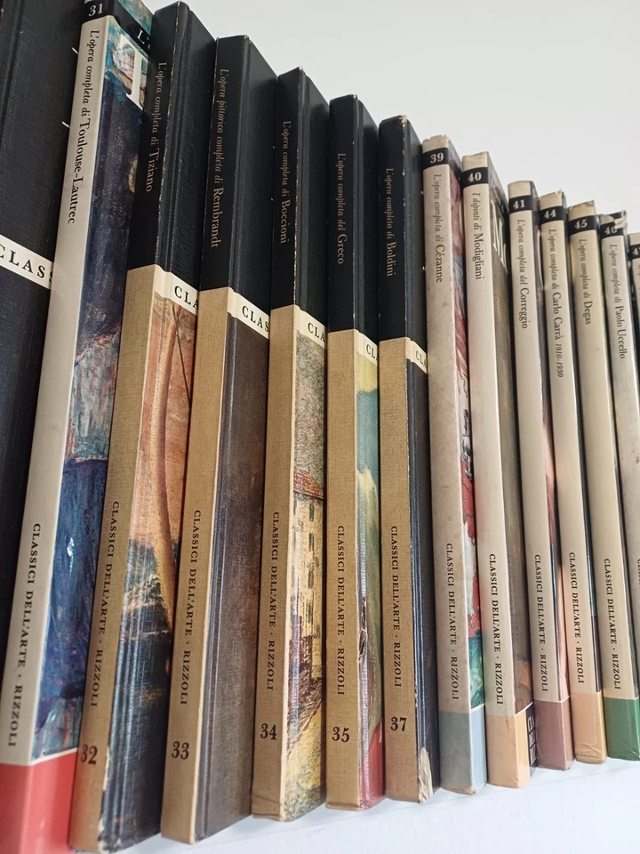 Grande lotto di 56 libri de 'I Classici dell'Arte, Rizzoli' (v. numeri in foto) - Immagine 4 di 4