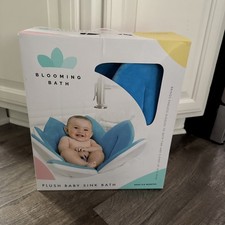 New Blooming Bath For Babies Baby Bath Seats Essentials Plush Baby Bath Blue