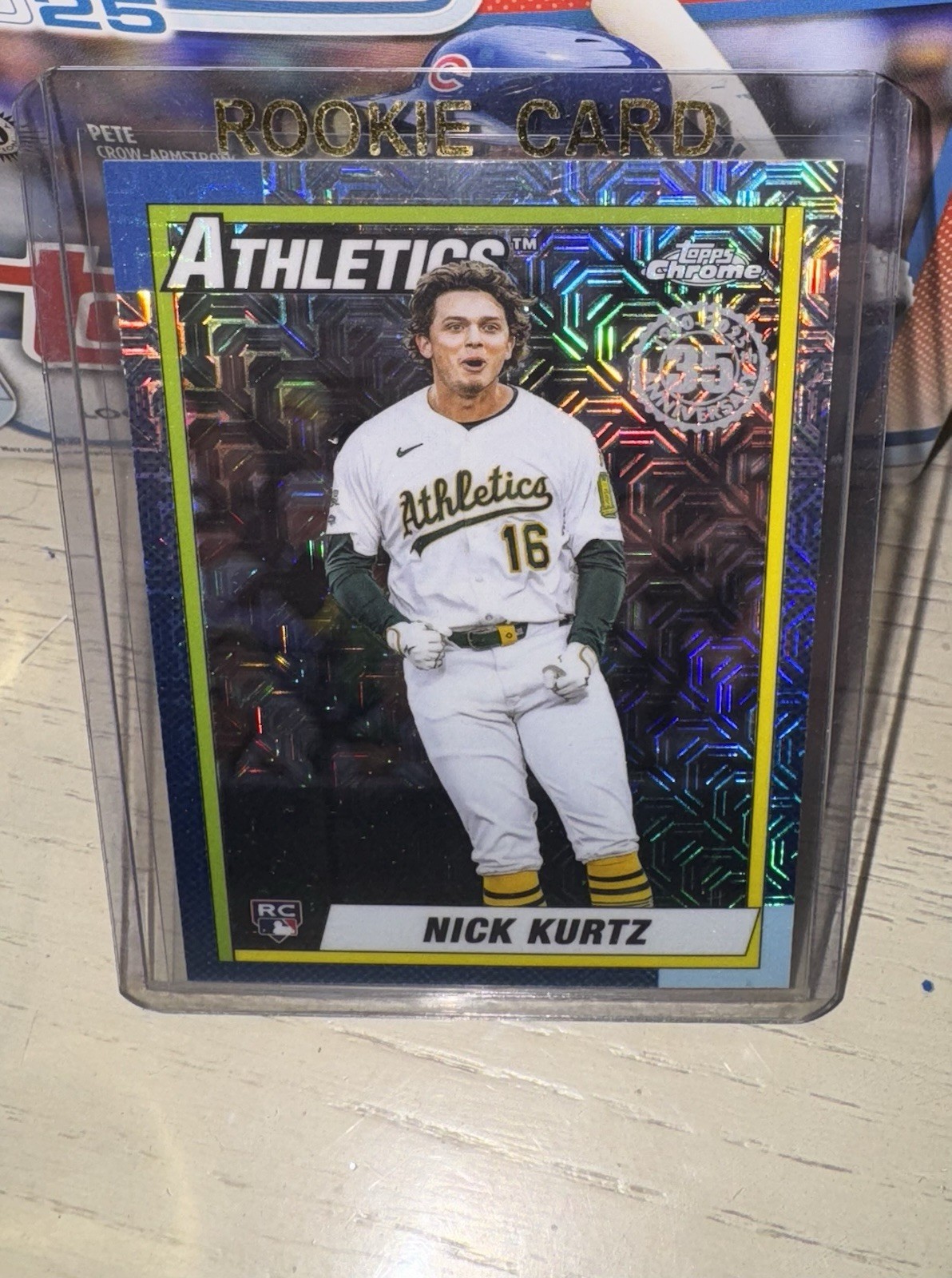 2025 Topps Update Series - 1990 Topps Chrome Silver Pack Nick Kurtz #U90C-93(RC)