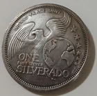 Vintage World Trade Unit Silverado Mint 1 Troy Oz Silver Round .999 Silver Coin