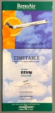 Reno Air Timetable Effective April 4, 1996