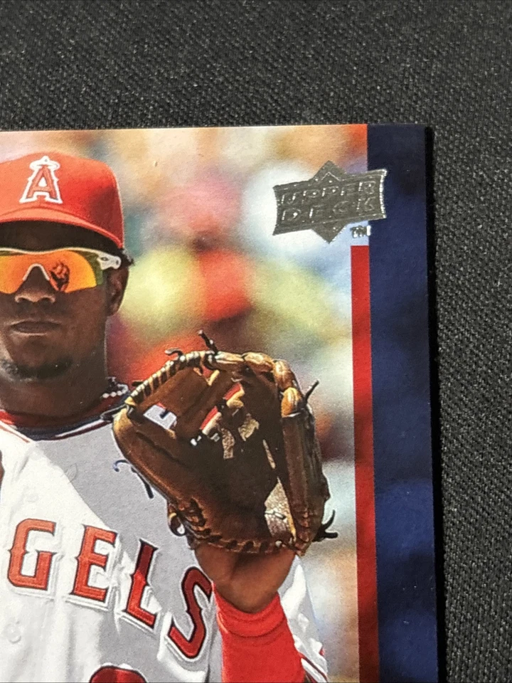 ERICK AYBAR - 2009 Upper Deck Series 1 - INKREDIBLE AUTOGRAPH - LA Angels - #EA - Image 3 of 4