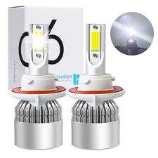 2x 9008 H13 LED Headlight Bulb 15000W 1800000LM High Low Beam Super Bright White