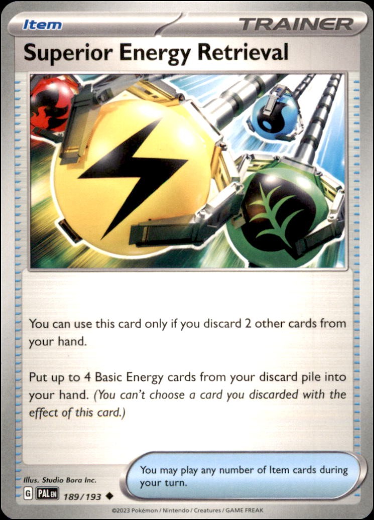 Pokemon - Superior Energy Retrieval #189/193 - PAL Uncommon