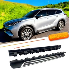 450lbs Running Boards For 2020-2026 Toyota Highlander Xu70 Side Steps Nerf Bars