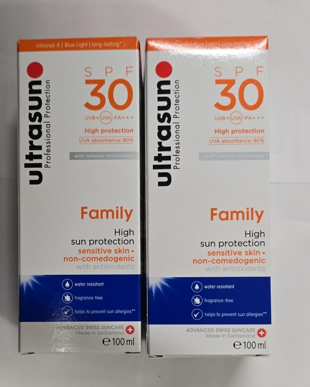 x2 Ultrasun Family SPF 30  100ml