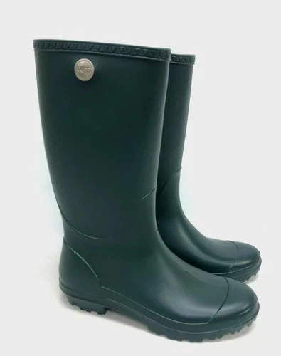 Stivali UGG Forest Green alti al ginocchio in gomma stivali da pioggia impermeabili tutte le condizioni atmosferiche 8