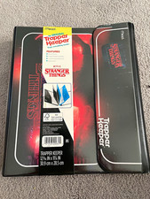 Mead Trapper Keeper Stranger Things Storage Binder 2in Rings 350 Sheet Black/Red