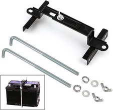 Adjustable Battery Hold Down Universal Battery Adjustable Crossbar with L Bol...
