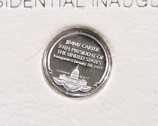 1977 President Eyewitness Platinum Medal. 1.32 grams .0424oz APTW 3275.29 per troy oz