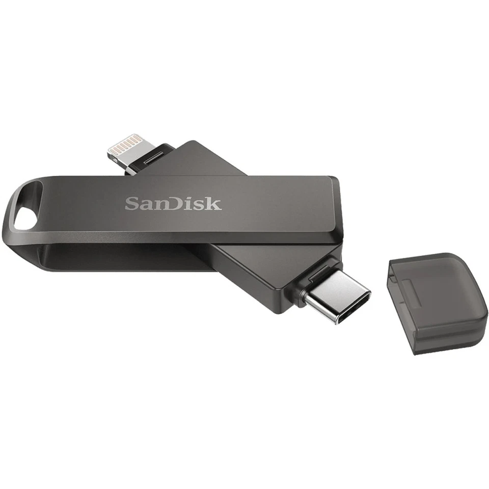 Pendrive SanDisk iXpand Flash Drive Luxe 64GB 2-in-1 Lightning & USB Type-C - Immagine 4 di 4