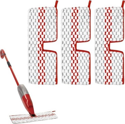3 Stück für Vileda 1-2 Spraymax Sprühwischer Ersatzbezug Set Mehrweg