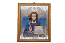 Icona Sacra del Volto di Gesù – 11×14 cm | Eleganza e Spiritualità 