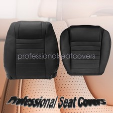 Fits Ford Mustang Gt 2005 2006-2009 Driver Leather Seat Cover Black Perforated