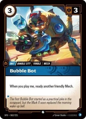 ~ Bubble Bot ~ Foil ~ Riftbound: Spiritforged