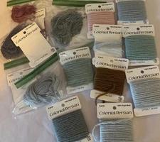 Tapestry Needlepoint Crewel Wool Assorted Colonial Persian