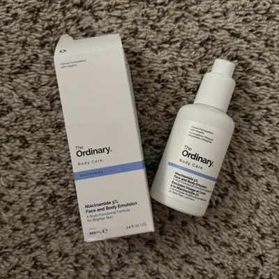 Authentic The Ordinary Niacinamide 5% Face and Body Emulsion 3.4 oz / 100 ml