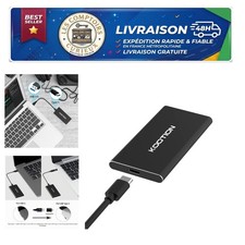 KOOTION SSD Externe Portable USB 3.1 Type-C 250 Go à 1 To Ultra Mince