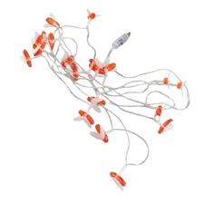 Solar Bee String Lights 20 LED Honey Bee Fairy Lights Warm Light String Lights